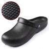 High Quality EVA Men Chef Shoes Non-slip Waterproof Oil-proof Hotel Kitchen Working Shoes Men Clogs Garden Safety Shoes Black