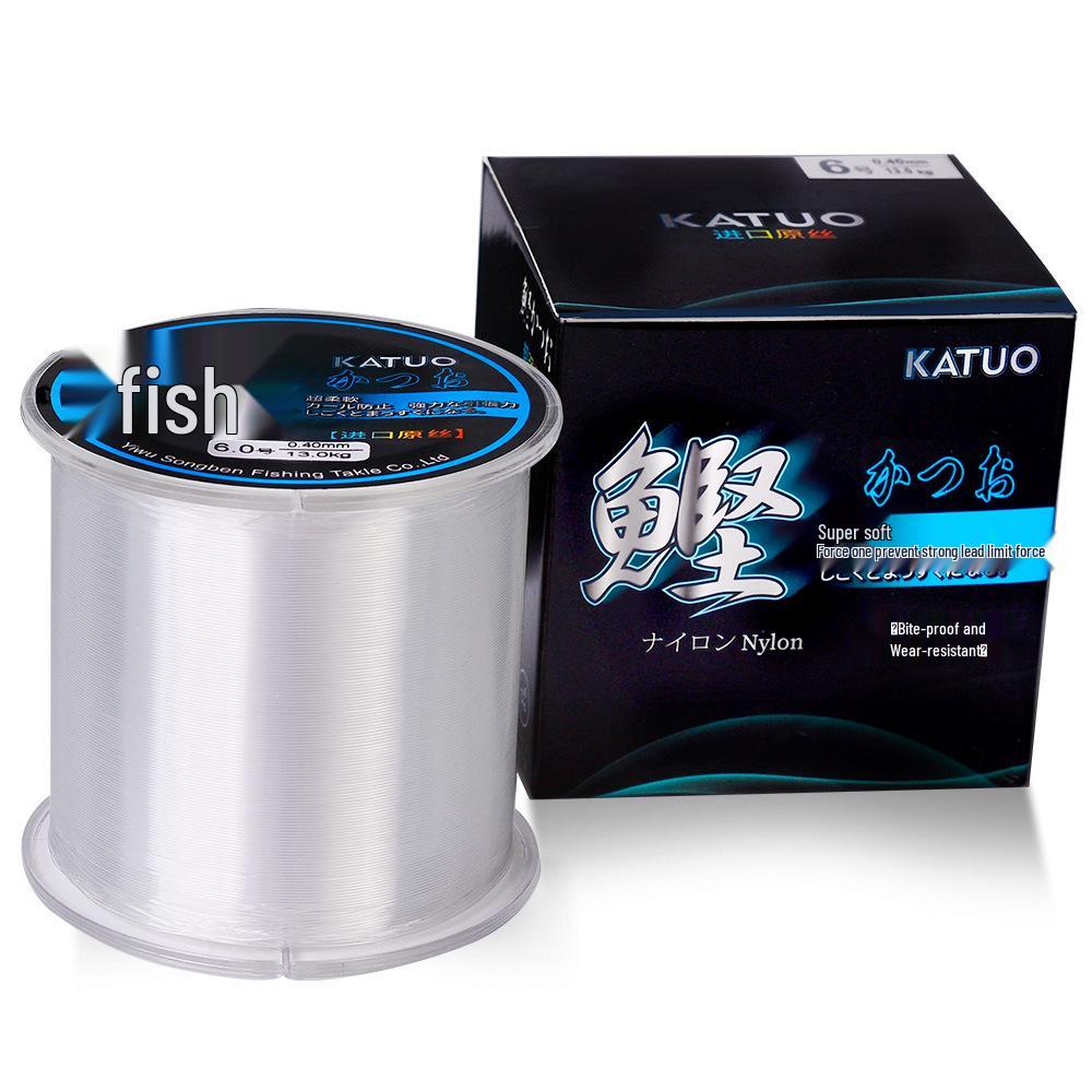 100m Transparent High Strength Nylon Fishing Line for Sea Rods