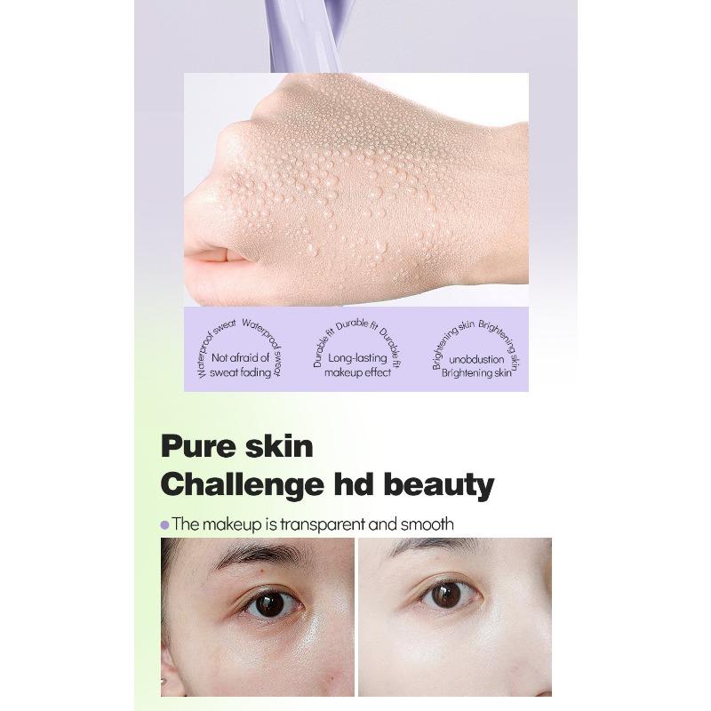 Clear and Isolated Plain Cream Two-in-One Makeup