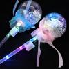 1 шт. детские разноцветные светящиеся палочки, мигающие сердца, звезды, бабочки, палочки для принцесс и фей, ролевые игры, шоу, косплей, вечеринка, сувениры