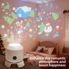 Ocean Dreamy Dynamic Projector Light Snowflakes Night Light Indoor Ambient Lamp  for Bedrooms