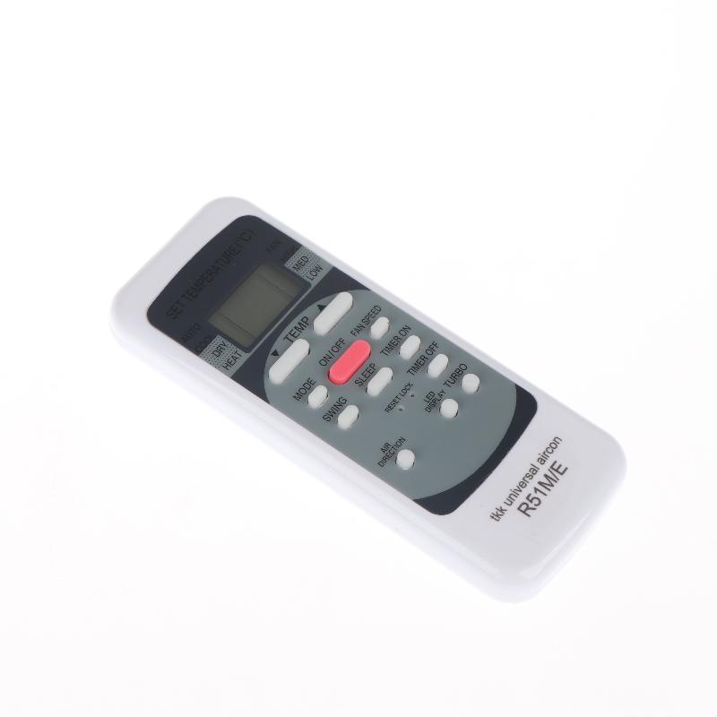 1/2Pcs Universal Controller Air Conditioner Remote Control Replacement Built-In Clock Timer Functions R51M/E For Midea