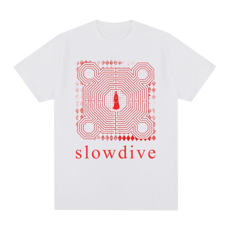 Slowdive Винтажная футболка Тур 90-х Shoegaze Ride Хлопок My Bloody Valentine Мужская футболка Новая ФУТБОЛКА Футболка Женские Топы Унисекс