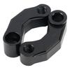 Pair Black Aluminum Mirror Extenders Risers Extension 10mm Universal Fit