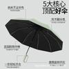 Automatic Ring Buckle Umbrella Vinyl Sunscreen Umbrella Men's Handle Umbrella