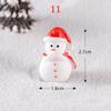 1PC Gifts Santa Claus Miniatures Christmas Tree Resin Figurines Snowman Fairy Garden Decor