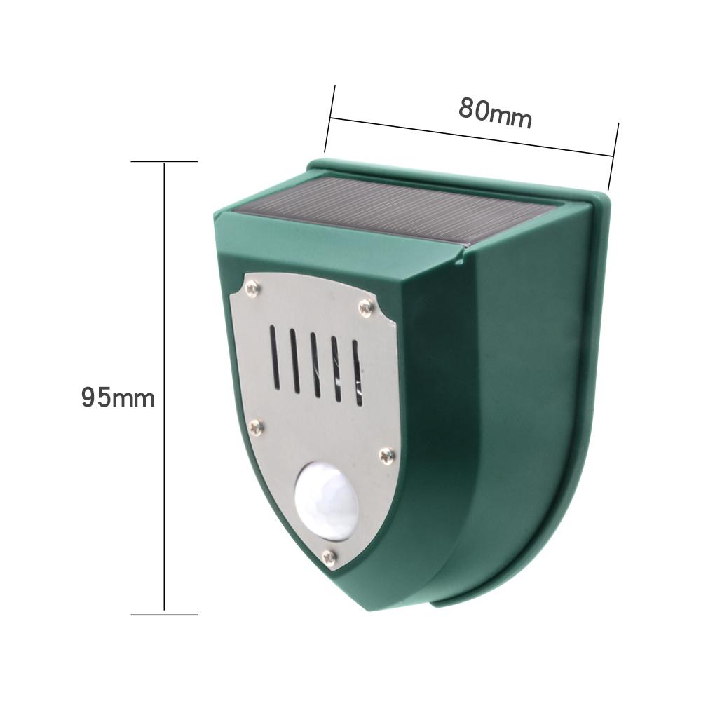 Solar Electronic Ultrasonic Repeller with PIR Motion Sensor Alarm Timed Human Body Induction