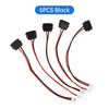 5 шт. Тип-C Female Шасси 2P Провод USB C Pigtail Кабель-удлинитель Питающий кабель IP67 Водонепроницаемый USB-C Штекер на 2 контакта Голый провод Открытый
