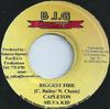 7inch Record CAPLETON & SILVA KID / LEMMON - Biggest Fire / Tear It Off NONE B.I.G. Records 2002 Jamaica Reggae, Ska & Dub Used
