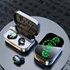 Новая беспроводная Bluetooth-гарнитура TWS с большим экраном, интеллектуальным цифровым дисплеем, внутриканальными наушниками с подсветкой, спортивная гарнитура