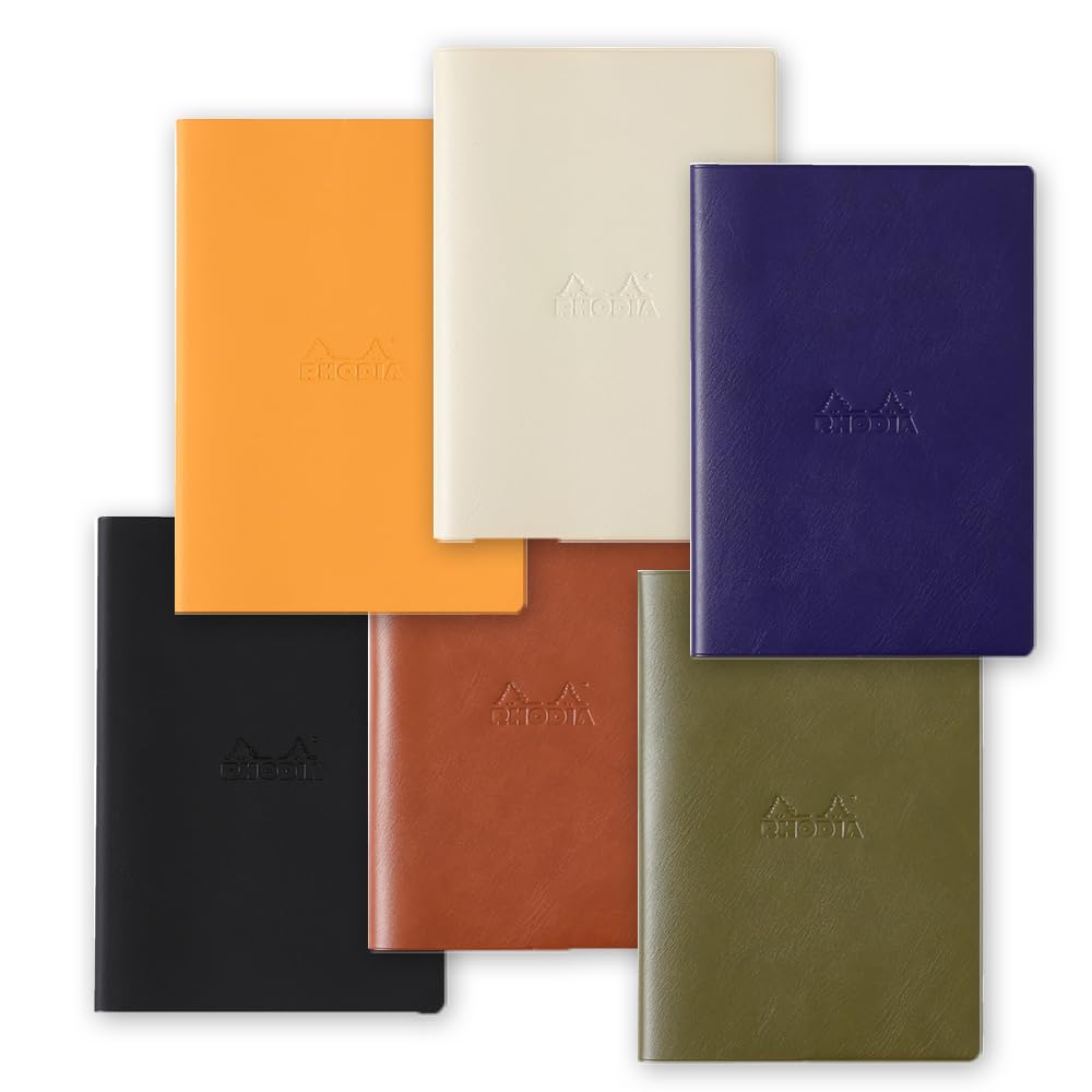 Блокнот на скрепках Rhodia Tone Blue x см Блокнот на скрепках x 21 см с оранжевой обложкой 5 мм cf119184bl Обложка/Земля 15.3 21.8 (14.6 Сетка) Водоотталкивающий