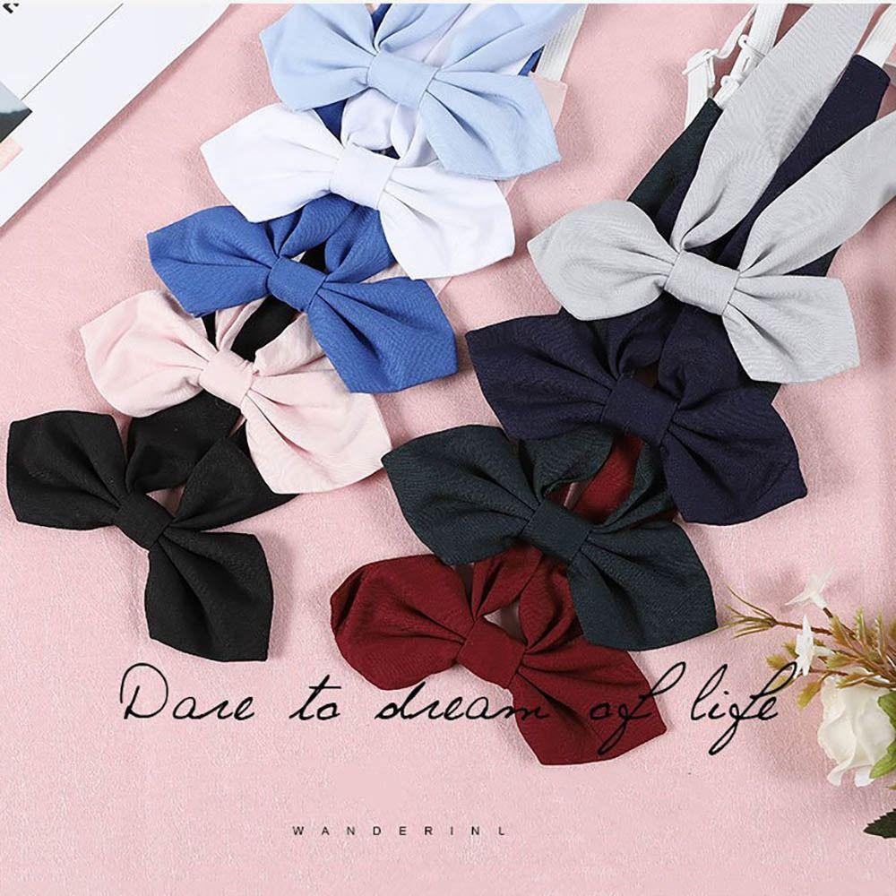 Bowknot Ribbon Bowtie Handmade Neck Tie Fashion Bow Tie For JK Uniform