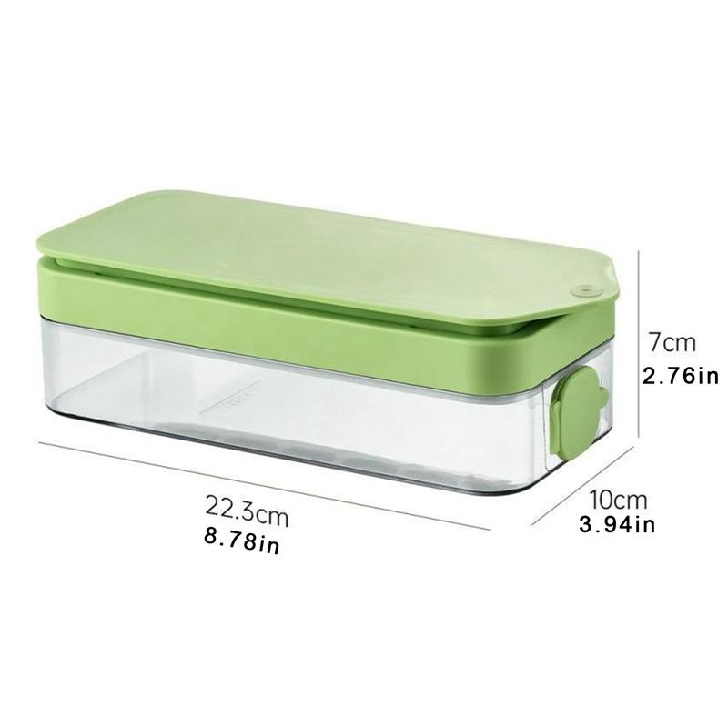 Творческий лоток для льда с коробкой для приготовления кубиков льда, легко извлекаемый из формы для льда, морозильник для кухни, бара, ручной пресс для кубиков льда