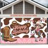 Cowboy Party Backdrop 1pc - Home Party Decor