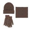 Women's Winter Hat, Scarf & Gloves 3-Piece Set