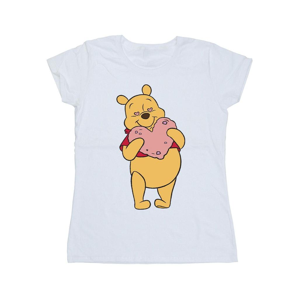 Disney Womens/Ladies Winnie The Pooh Heart Eyes Cotton T-Shirt