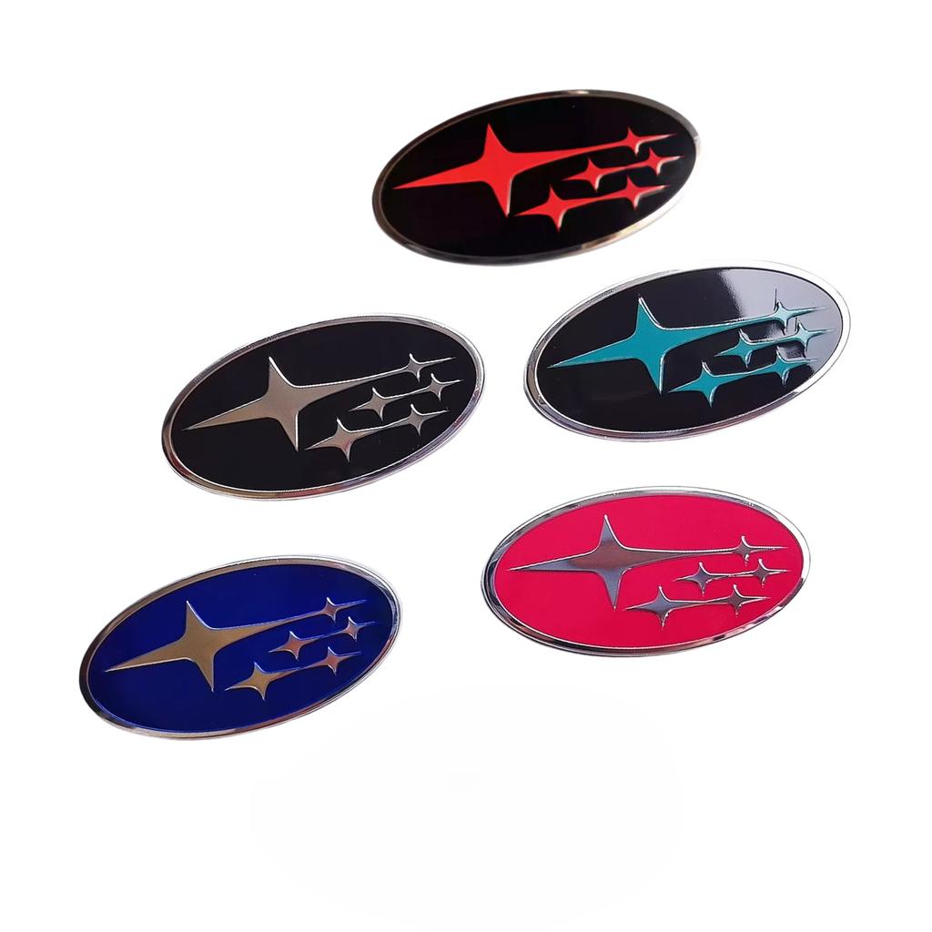 58mm 2025 New Car Steering Wheel Center Logo Emblem Sticker for Subaru Outback Legacy Forester Impreza Tribeca WRX DRL XV STI Y1