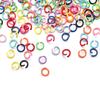 100Pcs/Lot Colorful Metal Open Jump Rings Split 1.2x8mm Jump Ring Connector for DIY Jewelry Making Findings Accessories Supplies