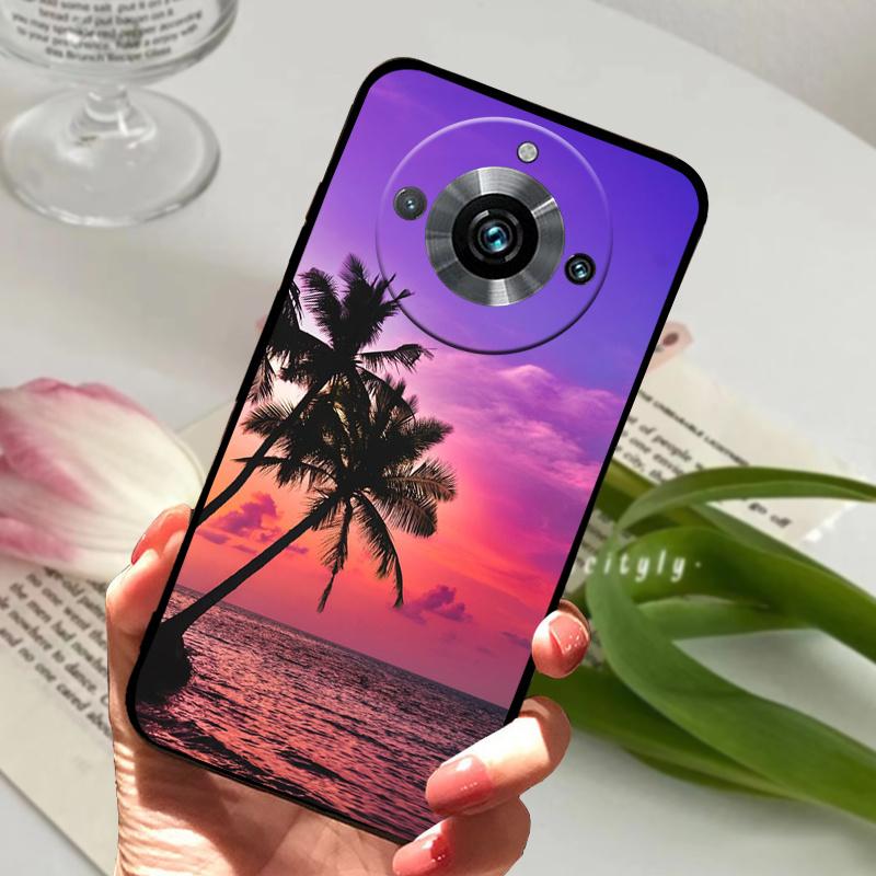 Чехол для Realme 11 Pro Plus Силиконовый Ударопрочный Мягкий ТПУ Чехол для Телефона Для Realme 11 11Pro+ 5G Funda Realme11 Pro Capa Мультяшный