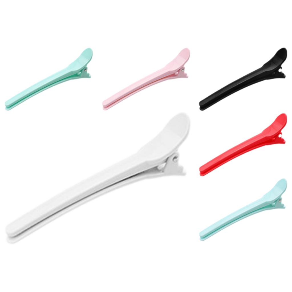 Профессиональные зажимы для волос 6 шт. Нескользящий набор зажимов для волос для секционирования, укладки, DIY, салонного, домашнего использования, прочные пластиковые заколки