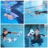 1/2Pcs Water Aerobic Dumbbells Set High-Density EVA Foam Fitness Barbells Lightweight Pool Weights Dumbbells