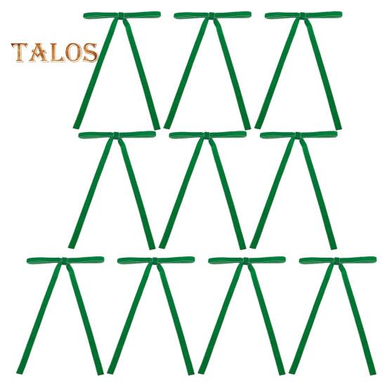 10 шт. бархатных рождественских бантов, винтажная рождественская елка, бархатные ленты, банты, декор для поделок, подарочная упаковка, аксессуары для волос