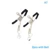 Colorful Metal Nipple Clamps 1/2Pcs Female Sex Toys for Women Couples Bondage Breast Clips Adjustable Sensual Accessories