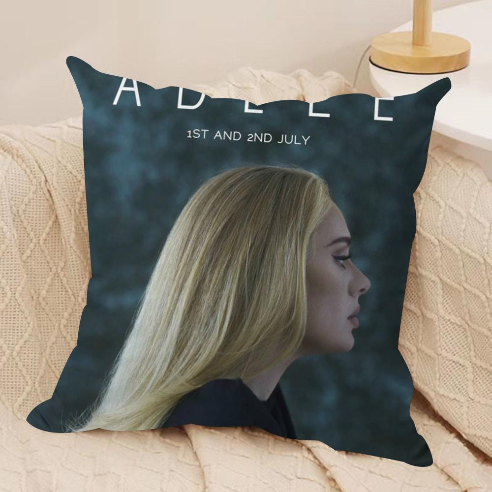 Hot Singer AAdele Cushion Cover Soft Plush Throw Pillow Cover DoubleSided Decorative Cushion Case Sofa Bedroom Home Decor