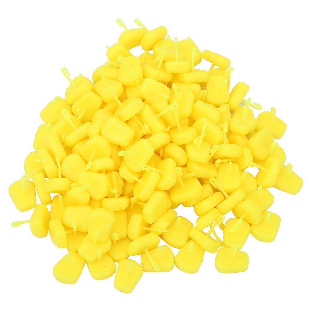 150 Pcs Set 4 Colored Fishing Floating Corn Soft Artificial Bait Simulation Corn GrainYellow