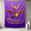 Spyro Trilogy Wall Tapestry Aesthetic Wall Hanging Printed Fabric Blanket Decorative Tapestries For Bedroom Living Room Home Decor