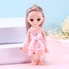 Цветной Свет Кукла Сяо Мэнмэн Костюм Принцессы Девочка Наряжать 13 Шарниров 6 Дюймовая Кукла Игрушка Игровой Дом