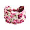 New Boho Cotton Wide Headband for Women Cashew Leopard Flower Print Turban Headwrap Knot Hairband Bandana Girls Hair Accessories