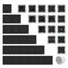 1Pcs PC Panel Modular Sockets And Switches Wall Power Socket Switch  for EU Standard Wall Mount DIY