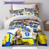 Rams Players Pattern Bedding Home Decoration Birthday Gift ( 1 duvet cover + 2 pillowcase, without core),fan merchandise.