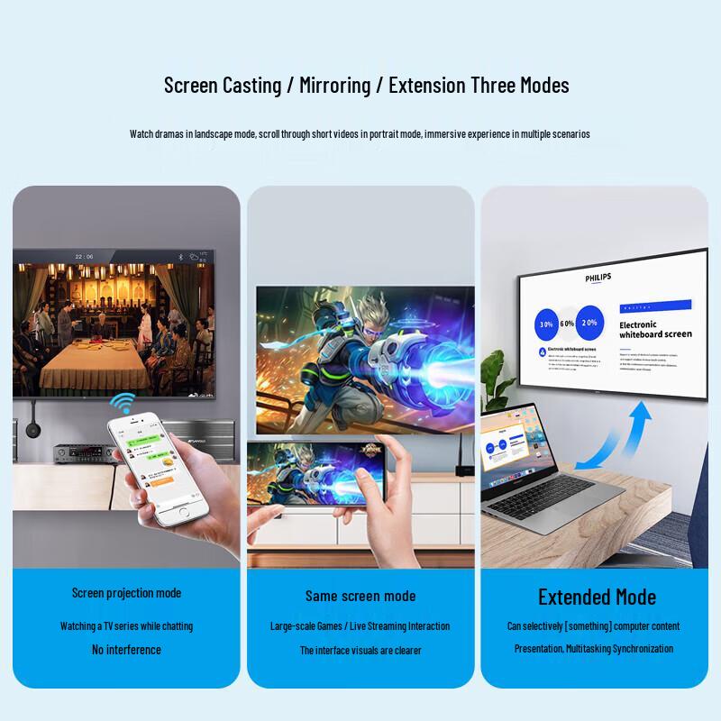 BOEGAM XS1 Wireless HDMI Screen Mirroring Device (CN version)
