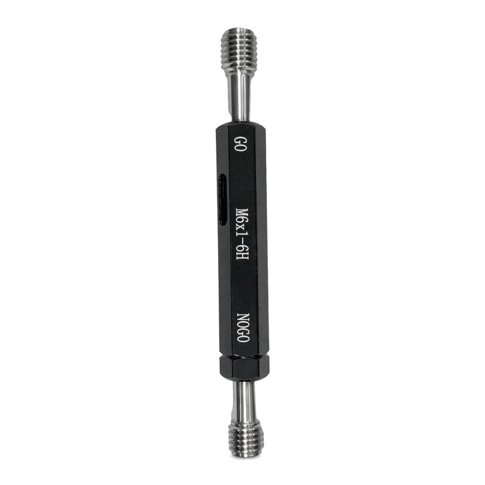Double Ends Measurement Hand Tool M6*1.0 Double End Thread Gauge Metric Thread Measurement