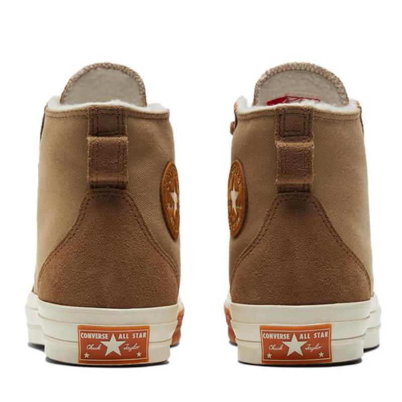 Converse Chuck Taylor All Star 1970-е Модные Универсальные Высокие Эспадрильи Унисекс Коричневые