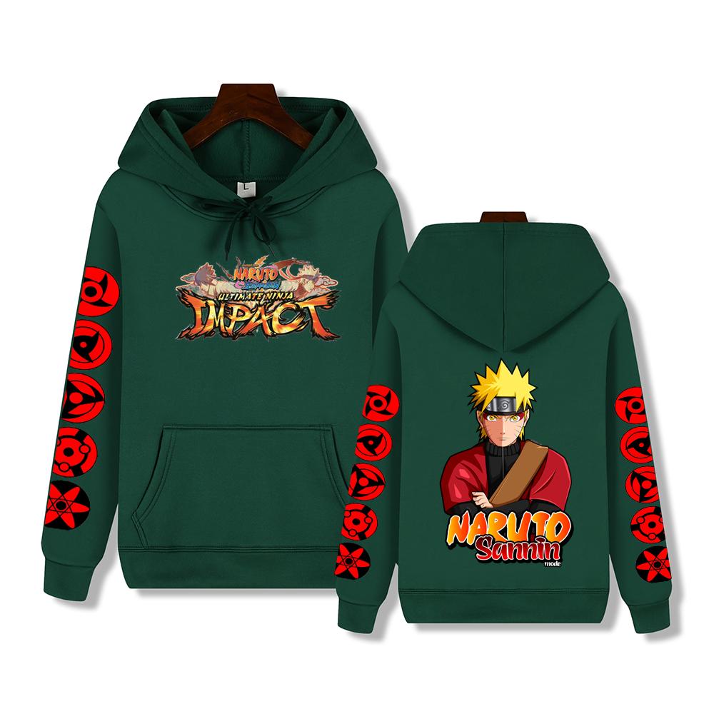 Супер красивая Наруто принт осень/зима удобная мягкая утолщенная мужская высококачественная повседневная модная теплая уличная толстовка с капюшоном