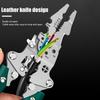 1Pcs Multifunctional Foldable Wire Stripper Crimper Cable Cutter Pliers Electrician Cable Cutting Wiring Pulling Stripping Tools