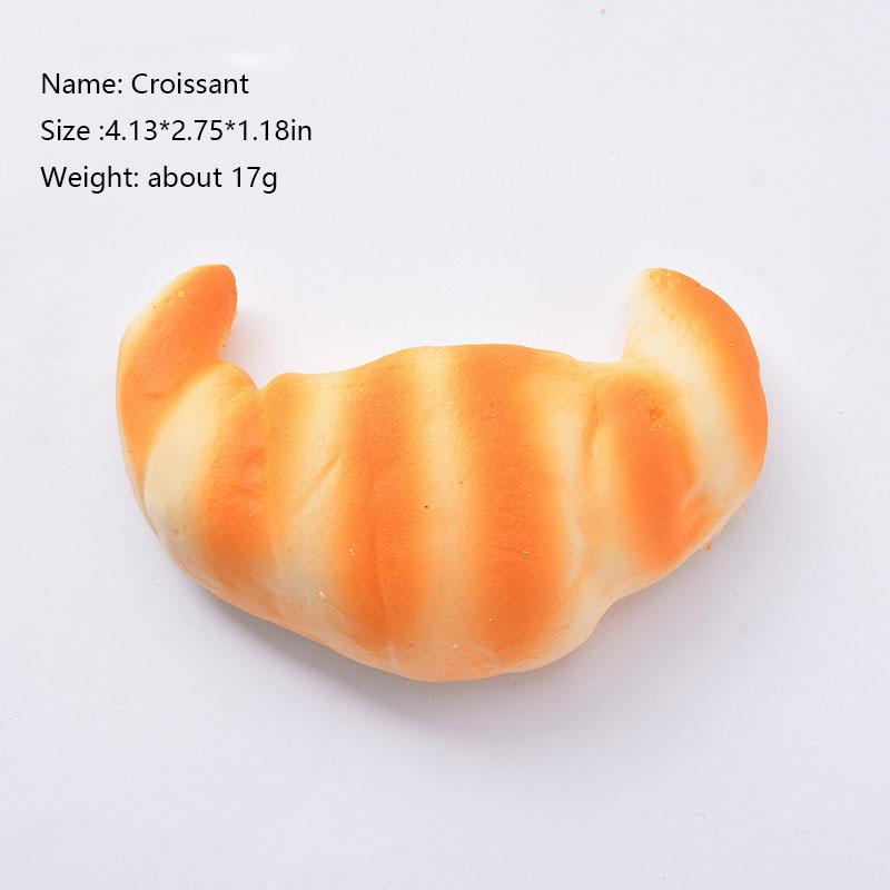 1 шт. Искусственный хлеб, антистресс, можно мять, антистресс, поддельная еда, реквизит для фотосъемки, модель для витрины, поддельное украшение