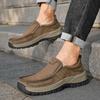 High Quality Outdoor Comfort Men's Leather Casual Shoes Fashionable Versatile Casual Leather Shoes Classic Handmade Travel Shoes