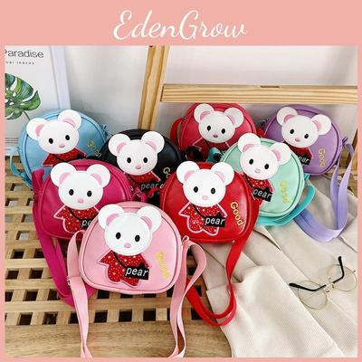 And Rabbit Mouse Shoulder Bag Adjustable Shoulder Strap Childrens Zipper Design