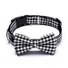 Ramidos Valentine's Day New British Plaid Pet Bow Collar Cat Dog Traction Bow Tie