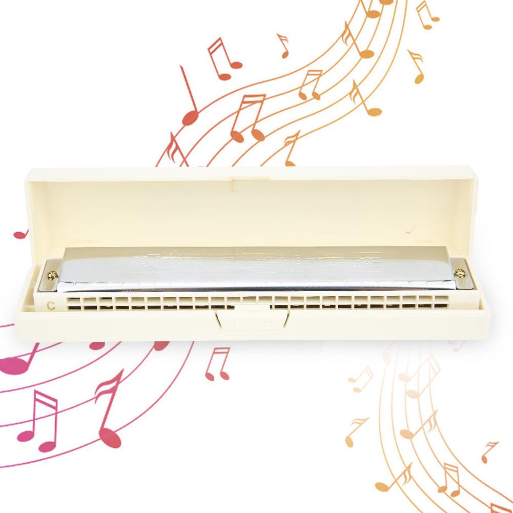 Профессиональная губная гармошка диатоническая арфа до мажор крышка из нержавеющей стали 24 отверстия