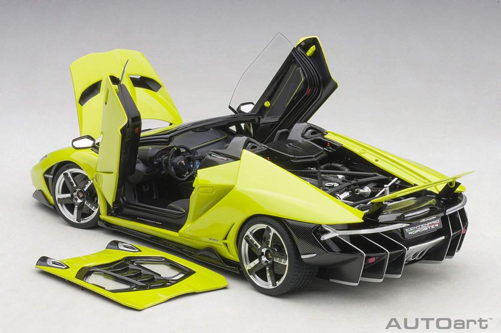 AUTOart Lamborghini Centenario Roadster светло-зеленый Готовый продукт 1/18