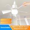 30W Ceiling Fan Light with E27 Base Silent Electric Fan Ceiling Lamp with Remote Control Ceiling Fans Lights for Living Room