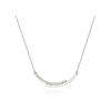 Line Silver Necklace Gisvnn009
