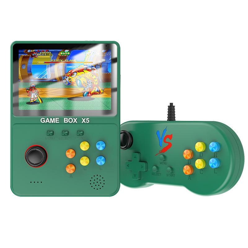Портативная игровая консоль X5 Retro, внешний аккумулятор X5 Game, портативный внешний аккумулятор, емкость 8000 мАч, 4 дюйма, цветной экран с мягким светом, более 10000 игр
