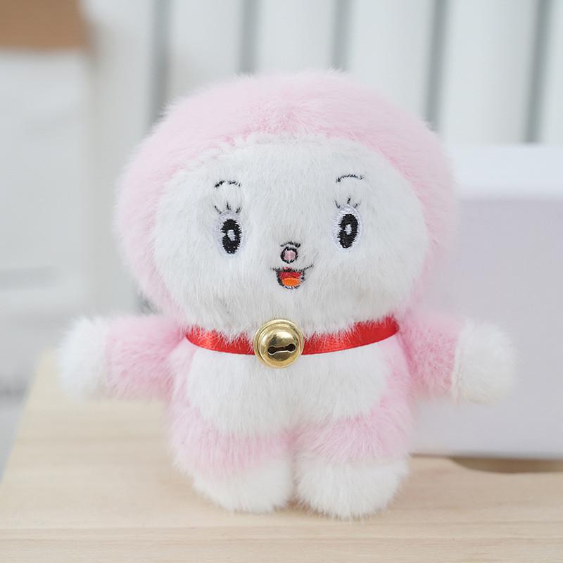 Adorable Doraemon Plush Keychain Cute Cat Doll Backpack Charm For Kids