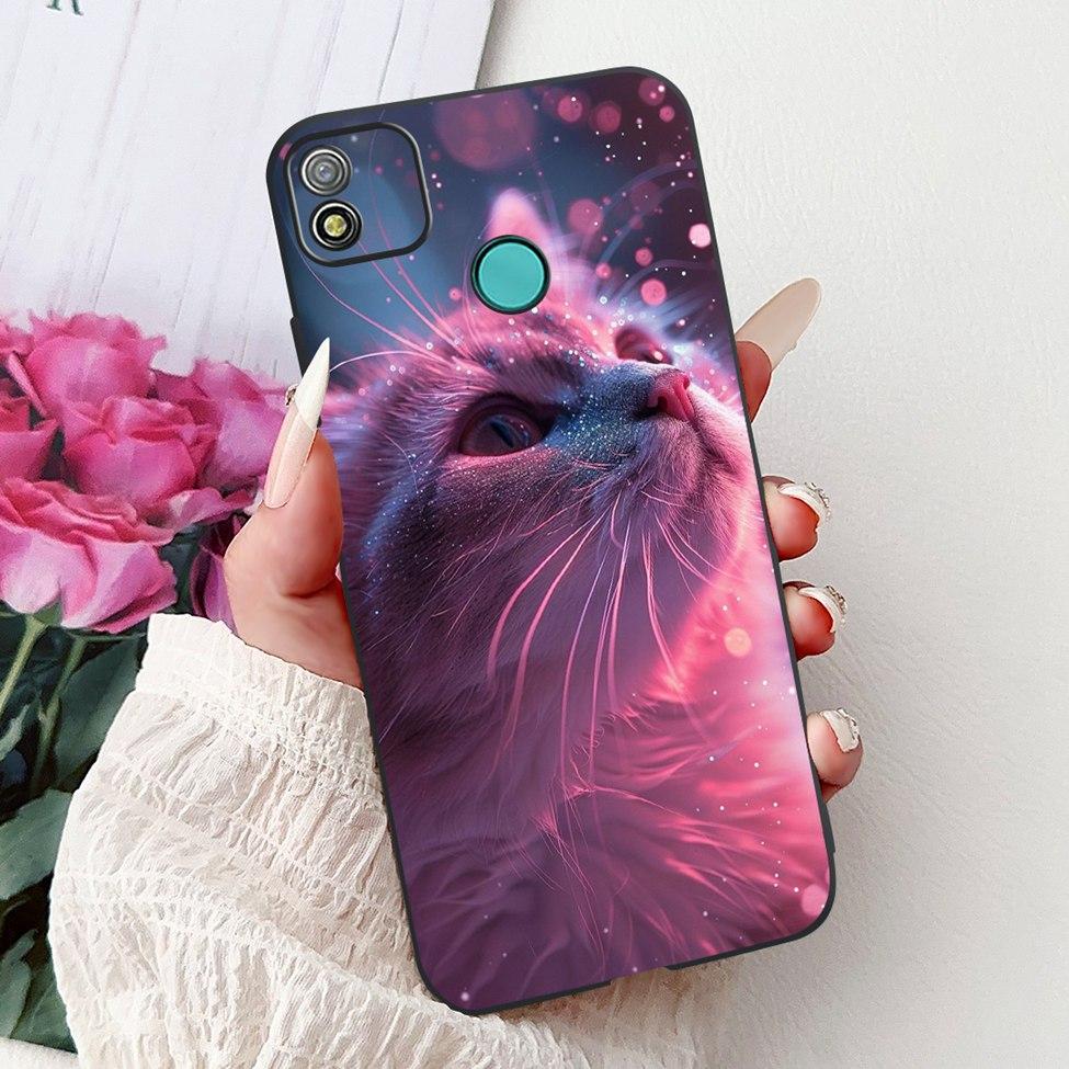 6,0" Чехол для Tecno Pop 4 Силиконовый Забавный Роскошный Милый Мультяшный Кот Девочки Крутые Парни Задняя Крышка Для Телефона Tecno Pop4 BC2c BC1s